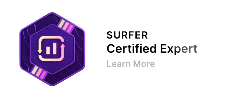 SurferSEO Certified Expert